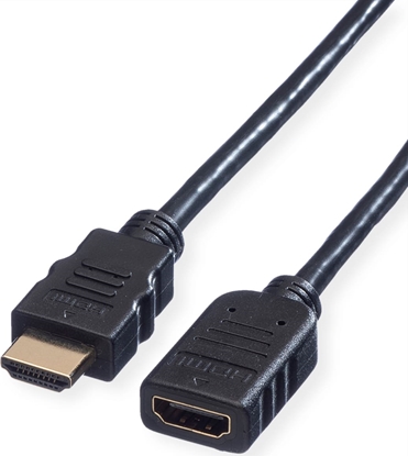 Изображение HDMI kabelis HS w.Eth., M/F, 2.0m, Value