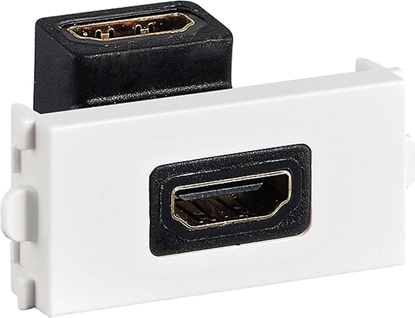 Изображение HDMI montāžas modulis, balts, Value