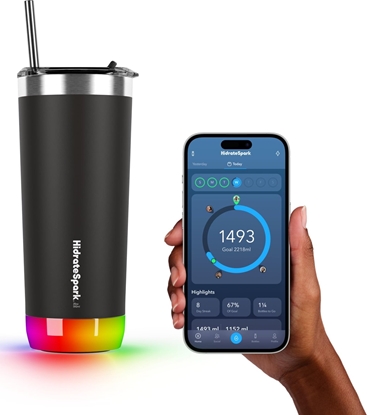 Picture of HidrateSpark HidrateSpark Pro Tumbler  Smart Thermos, 592 ml, Black