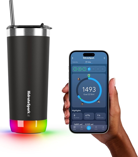Picture of HidrateSpark HidrateSpark Pro Tumbler  Smart Thermos, 592 ml, Black