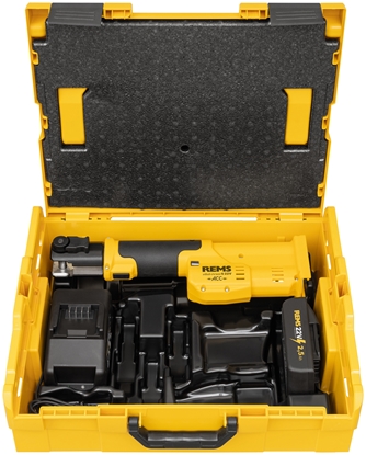 Изображение Hidrauliskā prese Rems Mini-Press S 22V ACC; 21,6 V; 1x1,5 Ah akum.