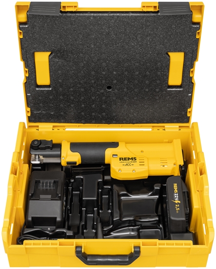 Изображение Hidrauliskā prese Rems Mini-Press S 22V ACC; 21,6 V; 1x1,5 Ah akum.