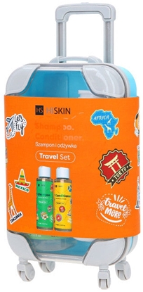 Picture of HiSkin HISKIN Travel Set Zestaw podróny w mini walizce (szampon 75ml + odywka 75ml)
