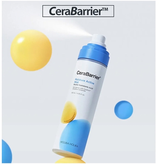 Изображение Holika Holika HOLIKA HOLIKA_CeraBarrier Moisture Active Mist nawilajca mgieka do twarzy z ceramidami 120ml