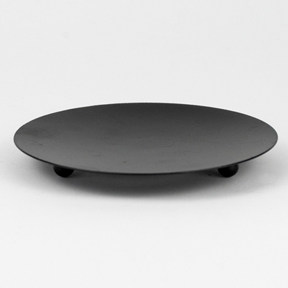 Изображение Home Styling Collection Podstawka pod wiece metalowa czarna 12cm HOME STYLING COLLECTION 841862