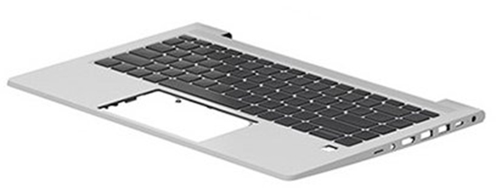 Picture of HP TOP COVER W/KB BL UK