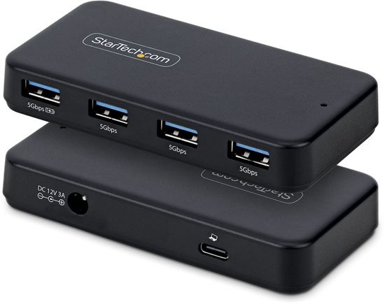 Picture of HUB USB StarTech STARTECH.COM 4-Port USB-A Hub 5Gbps zasilanie wasne 2-in-1 USB-C & USB-A Hostkabel 1x BC 1.2 Ladeport w tym 24W adapter sieciowy