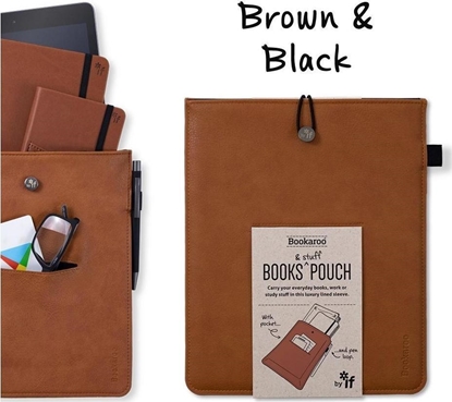 Picture of IF Bookaroo Books & Stuff - etui na ksik - brzowe