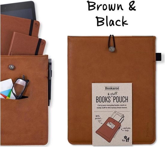 Изображение IF Bookaroo Books & Stuff - etui na ksik - brzowe