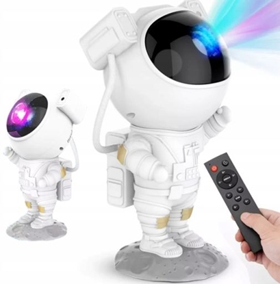 Attēls no iLike LED projection star light astronaut SM4 White