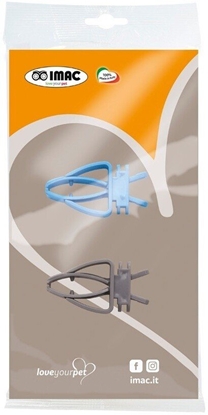 Изображение iMac Uniwersalny chwytak uchwyt na pokarm do klatki dla ptaków mix kolorów 5,5x3x1cm 2 szt/opak