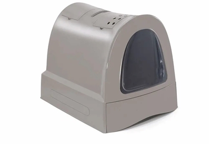 Picture of iMac Zuma, kuweta, dla kota, ciemno beowa, 25x19,5x17 cm