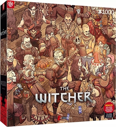 Picture of Impronte Edizione Good Loot Gaming Puzzle: The Witcher (Wiedmin) Birthday,  1000 elementów