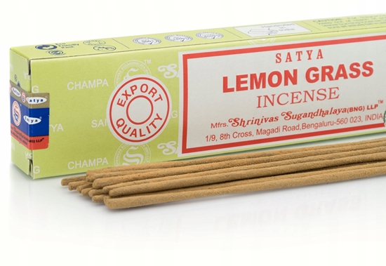 Изображение Incense 15G 12 Sticks Lemon Grass, 20 X 1 X 1 Cm, SATYA