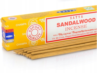 Изображение Incense 15G 12 Sticks Sandal Wood, 20 X 1 X 1 Cm, SATYA
