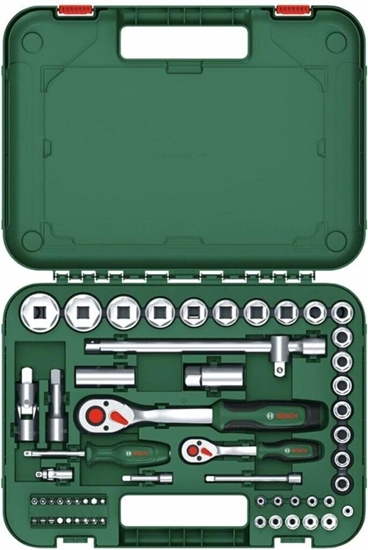 Picture of Instrumentu komplekts Bosch 1600A02Z9G; 1/4''; 1/2''; 54 gab.