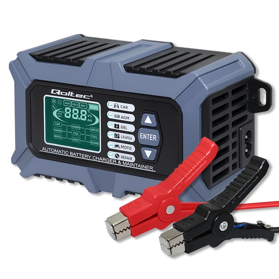 Picture of Inteliģentais lādētājs - testeris AGM GEL LiFePO4 akumulatoriem | Remonta funkcija |12V | 6A