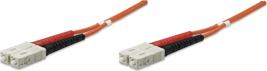 Picture of Intellinet 0.5m SC M/M InfiniBand un optiskās šķiedras kabelis Oranžs