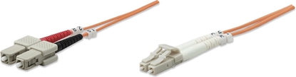 Attēls no Intellinet 1.0m LC-SC M/M InfiniBand un optiskās šķiedras kabelis 1 m Oranžs