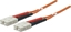 Изображение Intellinet 470018 InfiniBand un optiskās šķiedras kabelis 2 m SC Oranžs