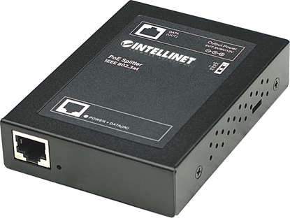 Attēls no Intellinet 560443 tīkla sadalītājs Power over Ethernet (PoE) Melns