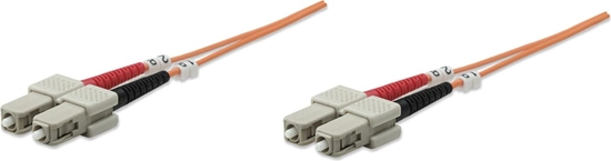Изображение Intellinet 5m SC/SC InfiniBand un optiskās šķiedras kabelis Oranžs
