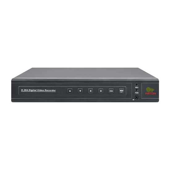 Picture of IP videonovērošanas kameru video ieraksta ierīce  NVR | 9ch 5.0MP | 8 port POE | NVD-811 PARTIZAN