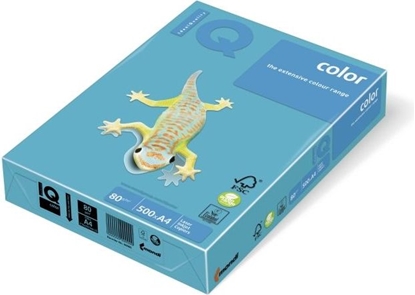 Attēls no IQ Color Papier ksero IQ Color A4 80g morski 500 arkuszy