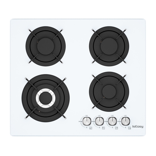 Picture of IsEasy MGBG-604B glass gas hob