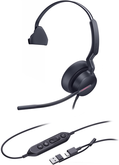 Изображение Yealink Headset UH46 Mono USB-C/A