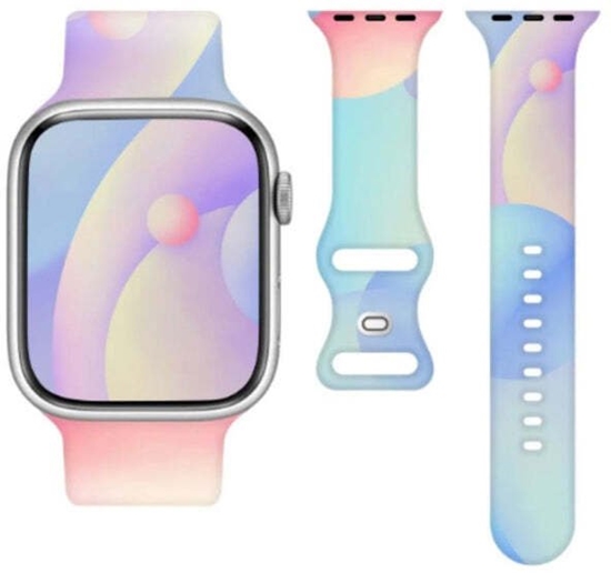 Изображение Yesido Pasek Silikonowy Apple Watch 42/44/45/ 49mm (97+118) Wielobarwny