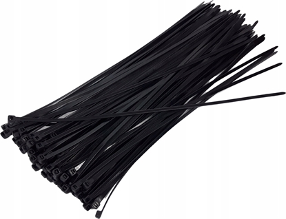 Attēls no JAPRO Opaska zaciskowa trytytka 300x4,8mm czarna UV-odporna Jawal 813 TZ-30/5 BK opak. 100szt.