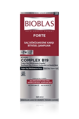 Picture of JetWorld BIOBLAS Forte Kompleks B19 Szampon do wosów 360 ml
