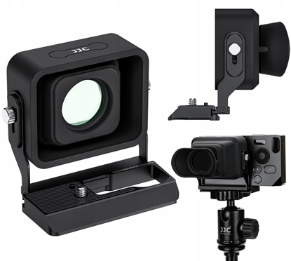 Attēls no JJC Wizjer 3x Zoom Muszla Na Lcd Lupa Do Sigma Bf Arca Klips Typ Peak Design V3 / Lvf-bf Black