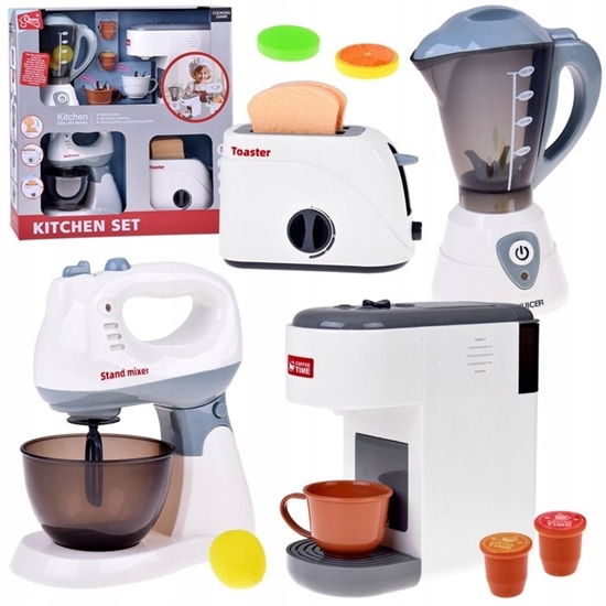 Picture of Jokomisiada Duy zestaw mae AGD do zabawy mikser toster blender ekspres ZA5577