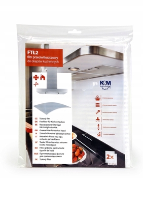 Picture of K&M Universal cooker hood grease filter (2pcs)
