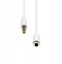 Attēls no Kabel ProXtend Mini-Jack 4-Pin Slim Extension Cable White 5M