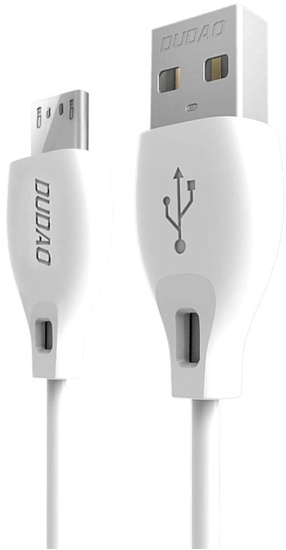 Picture of Kabel przewód USB-A - MicroUSB L4M 2.4A 1m - biay Kabel przewód USB-A - MicroUSB L4M 2.4A 1m - biay