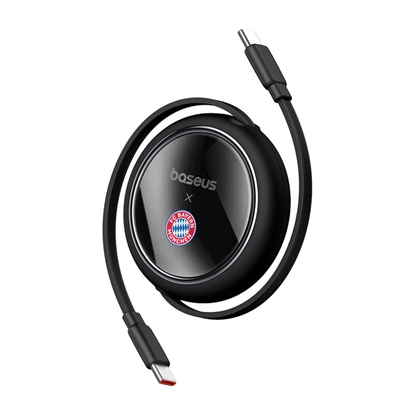 Attēls no Baseus USB-C to USB-C 100W Charging Cable Bayern Edition / black