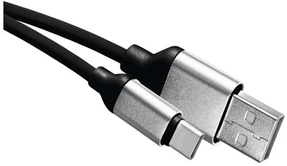 Изображение Kabel USB Emos Przewód USB Emos SM7025BL 2.0 wtyk A - wtyk C, 1 m czarny