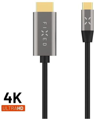 Picture of Kabel USB Fixed USB-C - HDMI 2 m Szary (FIXHU-CHDMI-GR)