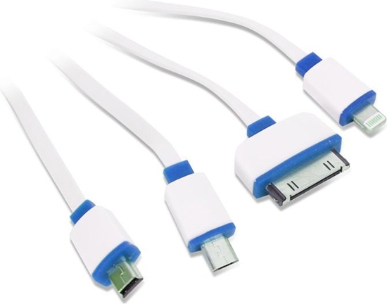 Picture of Kabel USB Omega USB-A - 1 m Niebieski (OUCK4WBL)
