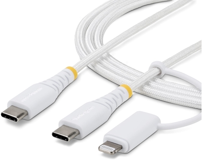 Attēls no Kabel USB StarTech 2M USB-C CABLE WITH LIGHTNING
