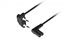 Изображение Kabel zasilający EURO ( radiowy) CEE 7/16 - IEC 320 C7 3m kątowy VDE czarny