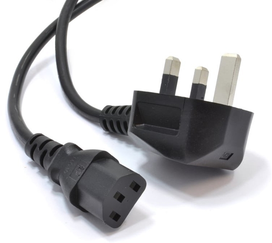 Изображение Kabel zasilajcy Digitus Origin Storage C13 (KETTLE) Czarny 1,8 m Wtyczka zasilajca typu G C13 panel