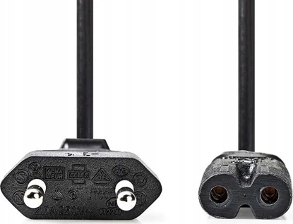 Attēls no Kabel zasilajcy Nedis Nedis CEGL11940BK70 kabel zasilajce Czarny 7 m CEE7/17 Wtyczka zasilajca typu C