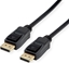 Изображение Kabelis DisplayPort v1.4, M / M, melns, 2.0m, Value