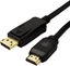 Изображение Kabelis DP - UHDTV, M/M, black, 7.5 m, Value