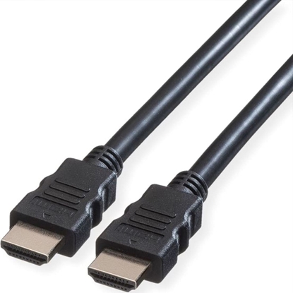 Изображение Kabelis HDMI 8K (7680 x 4320) Ultra HD ar tīklu, M/M, melns, 10 m, Value