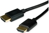 Picture of Kabelis HDMI ar tīklu, Ultra Slim, M/M, melns, 1.5 m, Roline